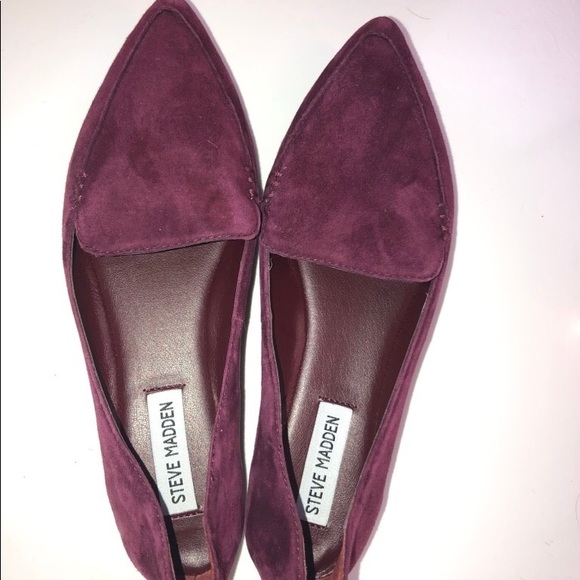 steve madden burgundy loafers